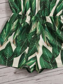 SHEIN Áo liền quần Gái Ngọc trai Nhiệt đới Boho - Nhiều màu - Xem 4