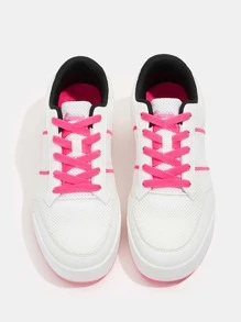 CUCCOO EASI 針織細節透氣板鞋 - 粉色 - 查看 5