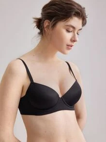 LUVLETTE Dream Curve Support+ T-Shirt Bra - Black - View 10