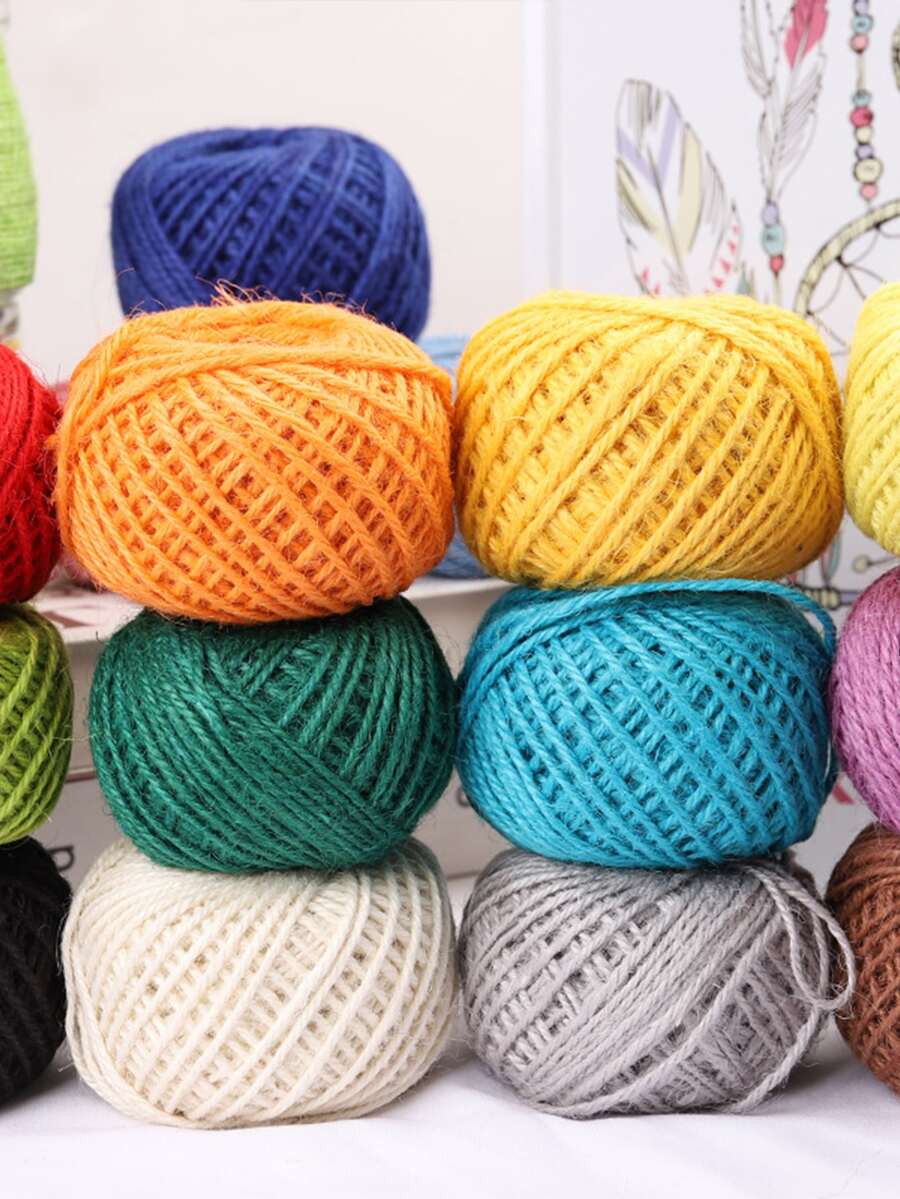 2 Cakes Random Color DIY Yarn | SHEIN USA