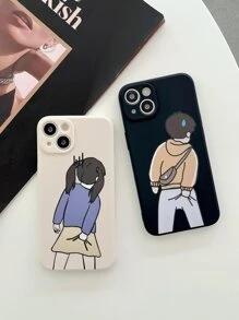 2 Stücke Handyhülle mit Figur Grafik
