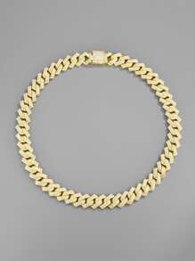 Đối với phụ nữ Nam Hợp thời Punk Hip Hop Phong cách Rock Buổi tiệc Rhinestone đầy đủ Tuyệt đẹp Trang trí Vòng cổ dây  Hợp kim Chất liệu Cho bữa tiệc - Vàng - Xem 4