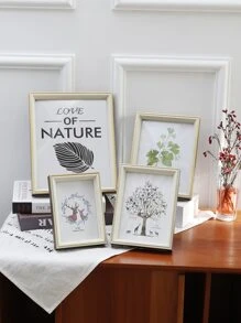 1 pièce Cadre de photo aléatoire à motif intérieur - Multicolore - Voir 1