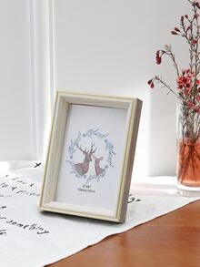 1 pièce Cadre de photo aléatoire à motif intérieur - Multicolore - Voir 2