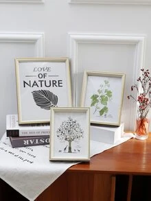 1 pièce Cadre de photo aléatoire à motif intérieur - Multicolore - Voir 6