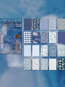 60 adet Rastgele Desen Malzeme Kağıdı - Çok renkli - Görünüm 7