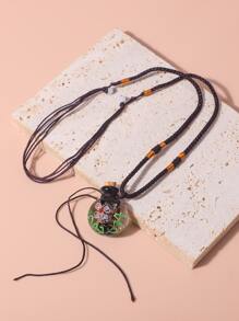 瓶子墜飾項鍊 - 彩色 - 查看 4