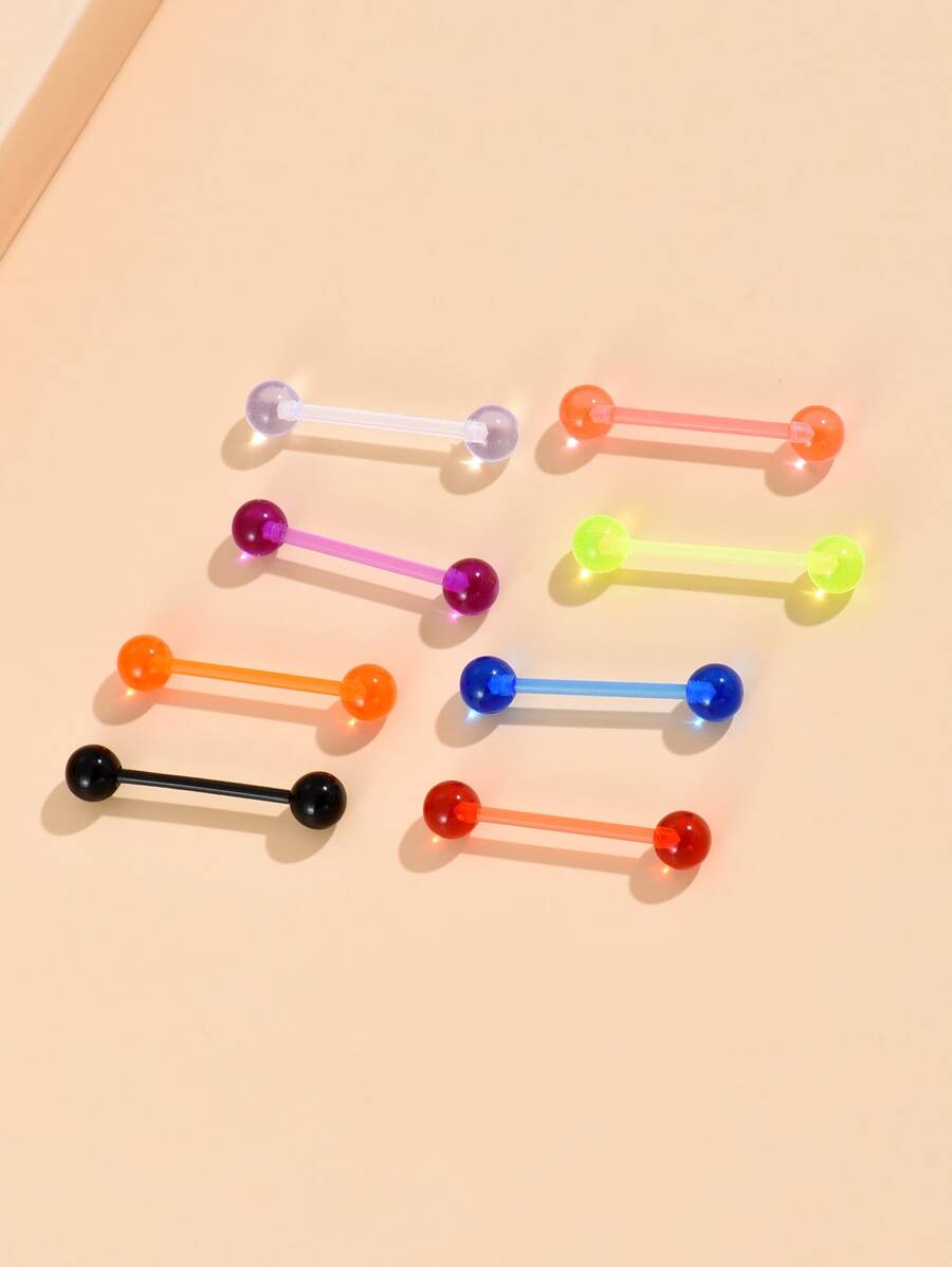 時尚流行男士不銹鋼簡約圈形耳環，適合珠寶禮物和時尚外觀 - 彩色 - 查看 1