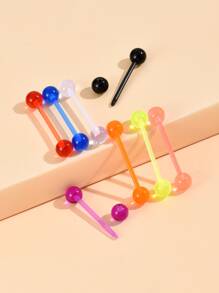 時尚流行男士不銹鋼簡約圈形耳環，適合珠寶禮物和時尚外觀 - 彩色 - 查看 2