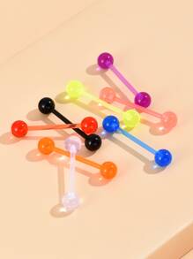 時尚流行男士不銹鋼簡約圈形耳環，適合珠寶禮物和時尚外觀 - 彩色 - 查看 3