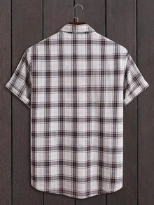 Manfinity Men Plaid Print Shirt Without Tee - Multicolor - View 2