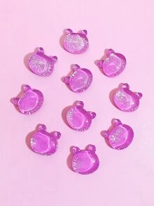 10 món đồ trang trí móng gấu - Màu tím - Xem 2