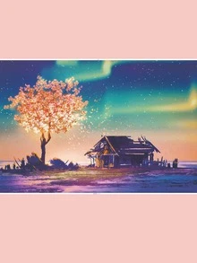 1件套風景樣式拼圖 - 彩色 - 查看 4