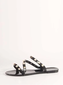 Dép bệt Nữ - màu đen - Xem 5