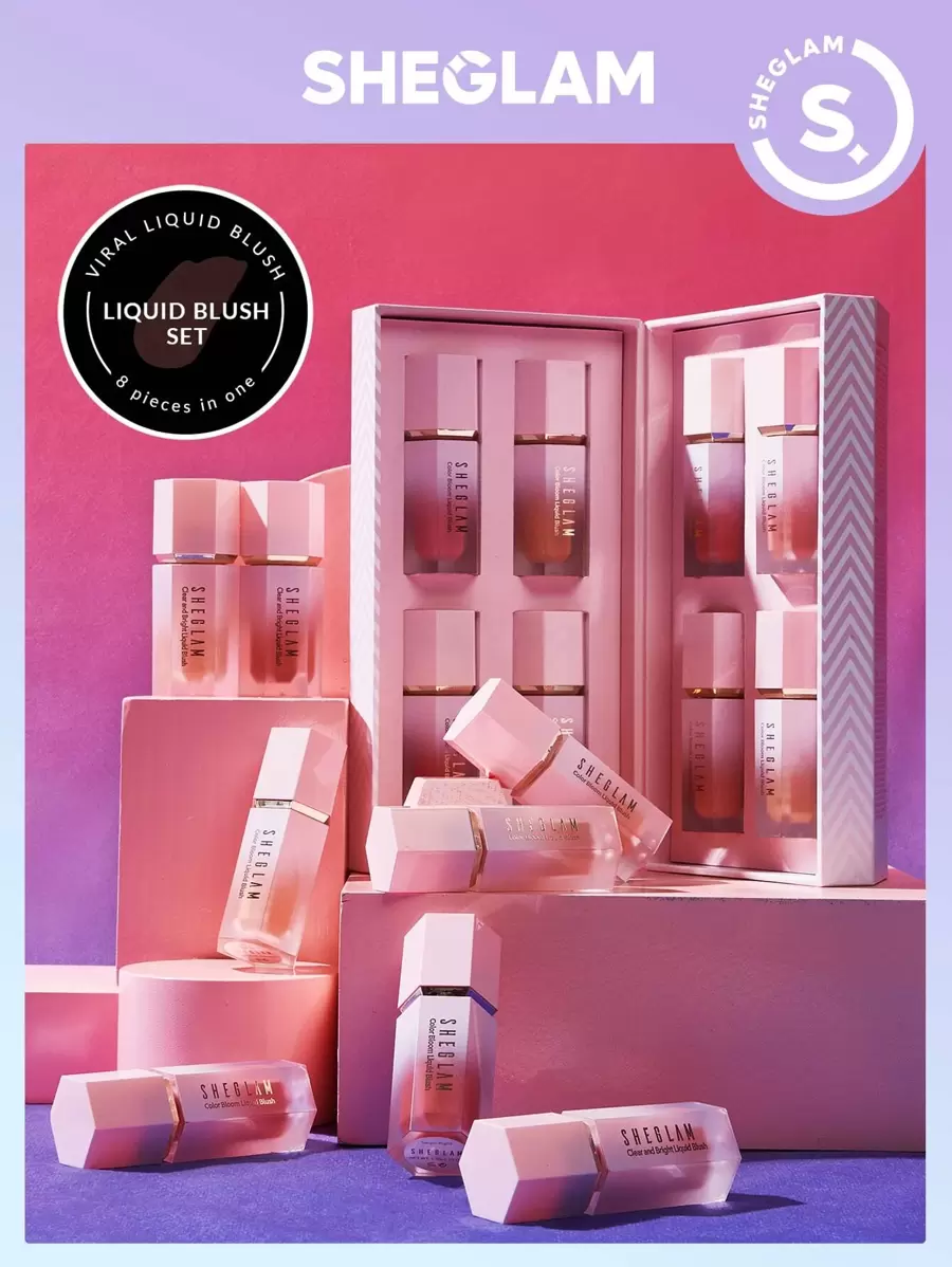 SHEGLAM Color Bloom Liquid Blush Box