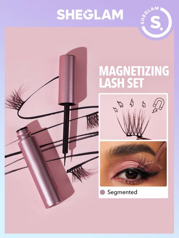 SHEGLAM Magnetizing Eyes セクシー＆ファビュラスラッシュ + アイライナーセット 