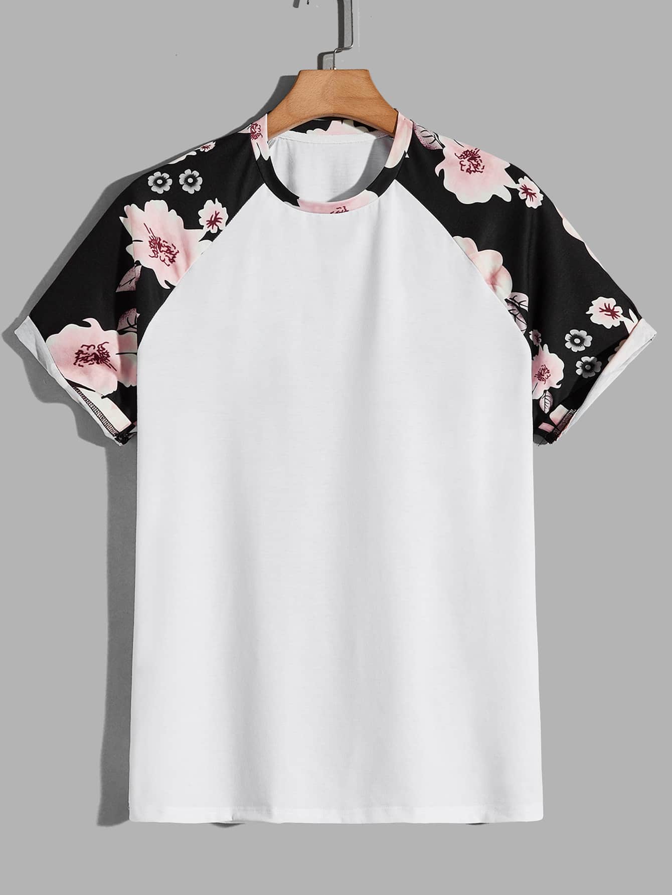 Manfinity Tops Nam Hoa Giải trí - trắng - Xem 1