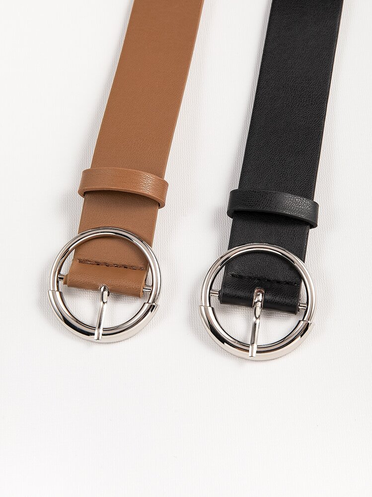 2 יח'\סט נשים בייסיק סטייל חגורות ל שימוש יומי - ריבוי צבעים - ראה 5