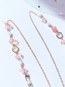 Chuỗi kính trang trí giả ngọc trai - Nhiều màu - Xem 3