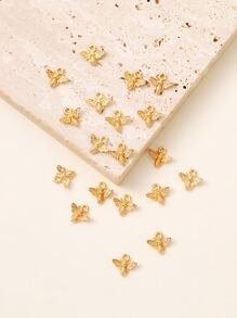 20入組蜜蜂DIY吊墜 - 金黃色 - 查看 5