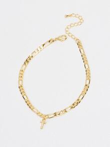 MOTF PREMIUM Pulsera zirconia cúbica con diseño de letra - Amarillo Oro - Ver 1