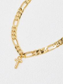 MOTF PREMIUM Pulsera zirconia cúbica con diseño de letra - Amarillo Oro - Ver 5