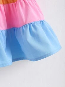 SHEIN Unity 撞色荷葉擺吊帶上衣 - 彩色 - 查看 5