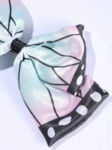 Ombre Bow Decor Hair Clip Cute Valentine's Day,Hair Accessories,Hair Barrettes Hair Clips Claw Clips Hair Claws