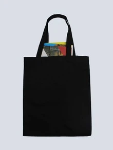 ROMWE Túi đựng đồ họa đầu lâu - màu đen - Xem 4