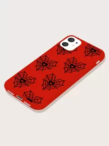 spinnenweb telefoonhoesje - Veel kleurig - Bekijken 2