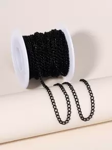 1roll Solid Chain - Black - View 2