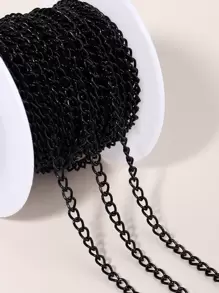 1roll Solid Chain - Black - View 5