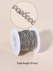 1roll Oval Cable Chain For Making Necklace Bracelet Extensions