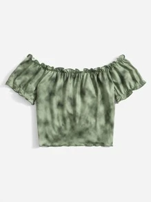 ROMWE Áo nữ - xanh quân đội - Xem 2