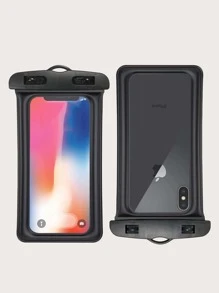 Bolsa de móvil con acollador impermeable - Negro - Ver 3