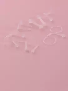 12pcs Clear Nose Ring - Clear - View 3