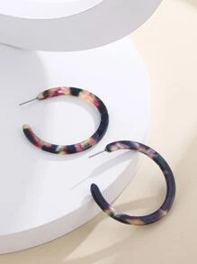 開口耳環 - 彩色 - 查看 1