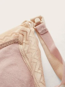 孕婦3件蕾絲邊無鋼圈內衣 - 彩色 - 查看 10