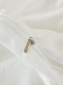 3pcs White Bohemian Farmhouse Style Bedding Set, Soft Microfiber Duvet Cover, Suitable For Men And Women (1 Duvet Cover + 2 Pillow Shams, Comforter Not Included), Essential For Student Dorms, Comfortable And Stylish