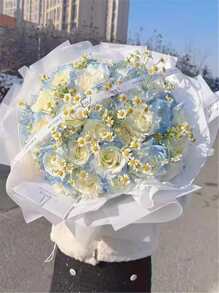 1 pieza Rosa artificial - Multicolor - Ver 4