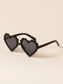 兒童心形框架太陽眼鏡