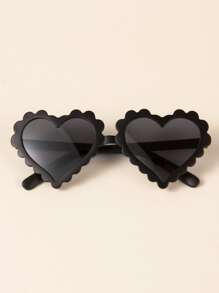 兒童心形框架太陽眼鏡