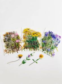 40 cái Hoa In Hình Dán Ngẫu Nhiên - Nhiều màu - Xem 2