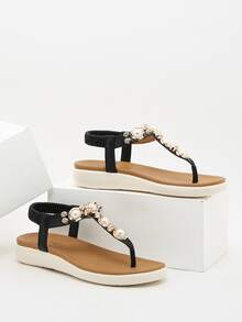 Dép bệt Nữ - màu đen - Xem 2