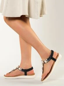 Dép bệt Nữ - màu đen - Xem 3