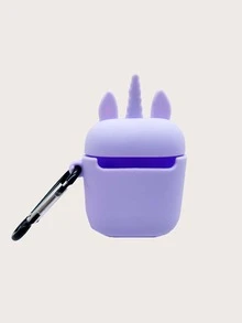 Unicorn Design Case Compatible With AirPods - Purple - View 2