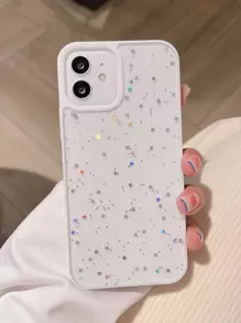 vỏ điện thoại long lanh - trắng - Xem 1