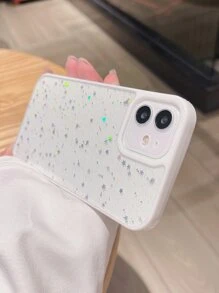 vỏ điện thoại long lanh - trắng - Xem 5