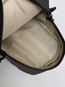 Bolsa cruzada multifuncional tipo bandolera para estudiantes universitarios y de preparatoria, bolsa informal tipo bandolera con parche para viajes, universidad, actividades al aire libre, deportes, transporte, bolsa tipo bandolera, bolsa de hombro, bolsa lateral, bolsa negra, bolsa cuadrada, esenciales de viaje, bolsa para hombre para vacaciones de verano, útiles escolares para estudiantes universitarios, regalos para hombres, bolsa tipo bandolera para hombre, bolsa cruzada, bolsa lateral, de regreso a la escuela, otoño, bolsa de mensajero, bolsa para hombre, bolsa cilíndrica, dinero viejo, Halloween, Navidad - Negro - Ver 3