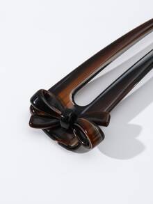 花朵裝飾髮夾 - 彩色 - 查看 3